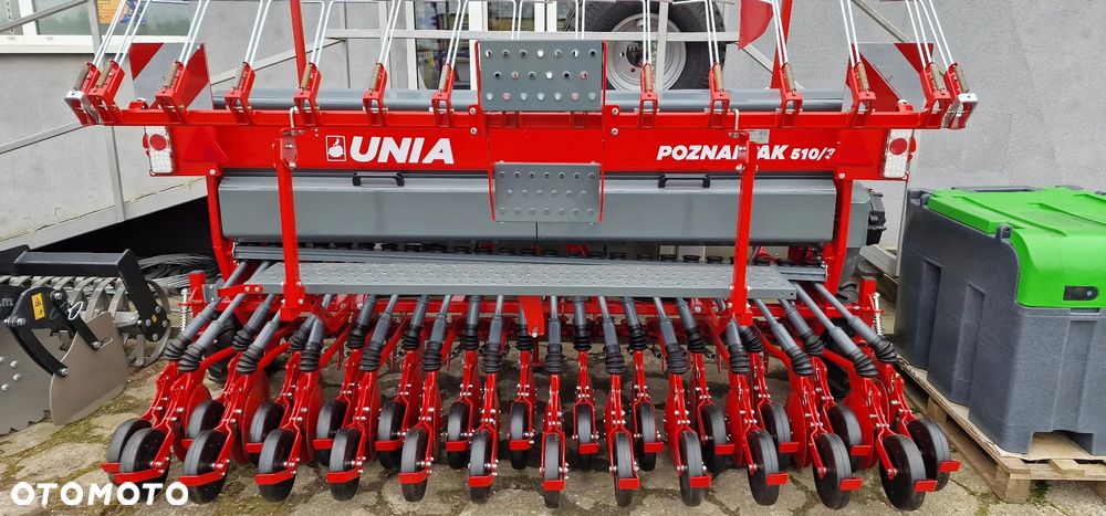 Unia Poznaniak 510/3D Najnowszy model 2025, siewnik zbożowy talerzowy z kółkami kopiującymi - 1