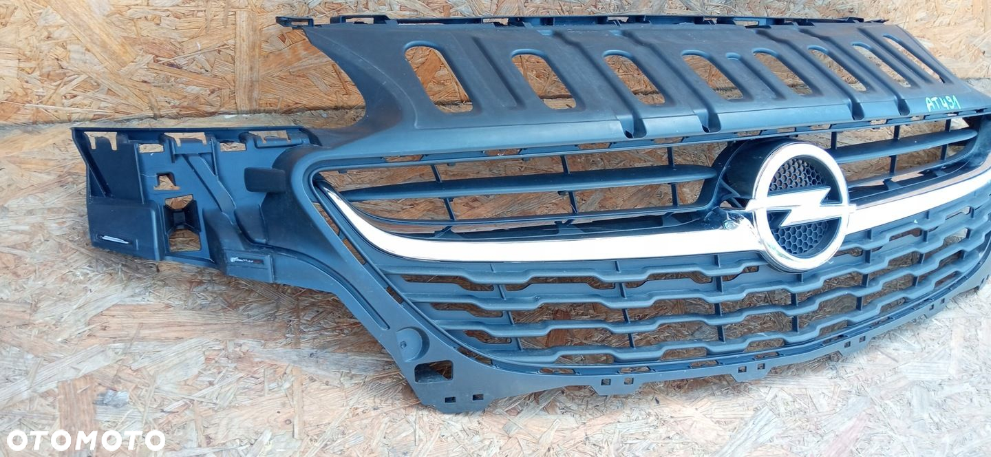 OPEL CORSA E 14- ATRAPA KRATKA GRILL ZDERZAKA PRZEDNIEGO CHROM 39003576 - 5
