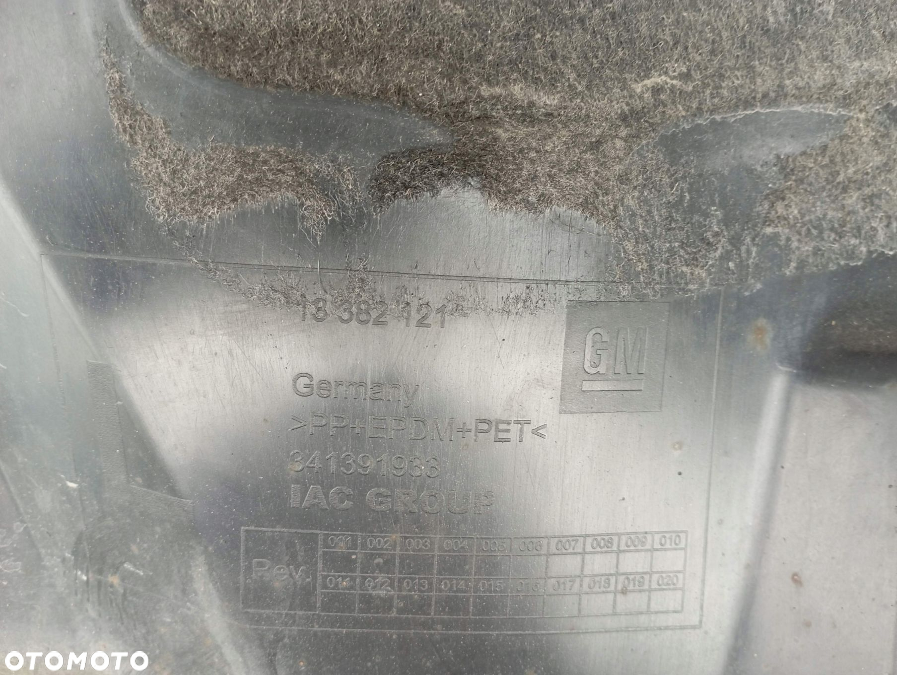OPEL ASTRA J NADKOLE LEWE TYŁ TYLNE 13382121 - 3