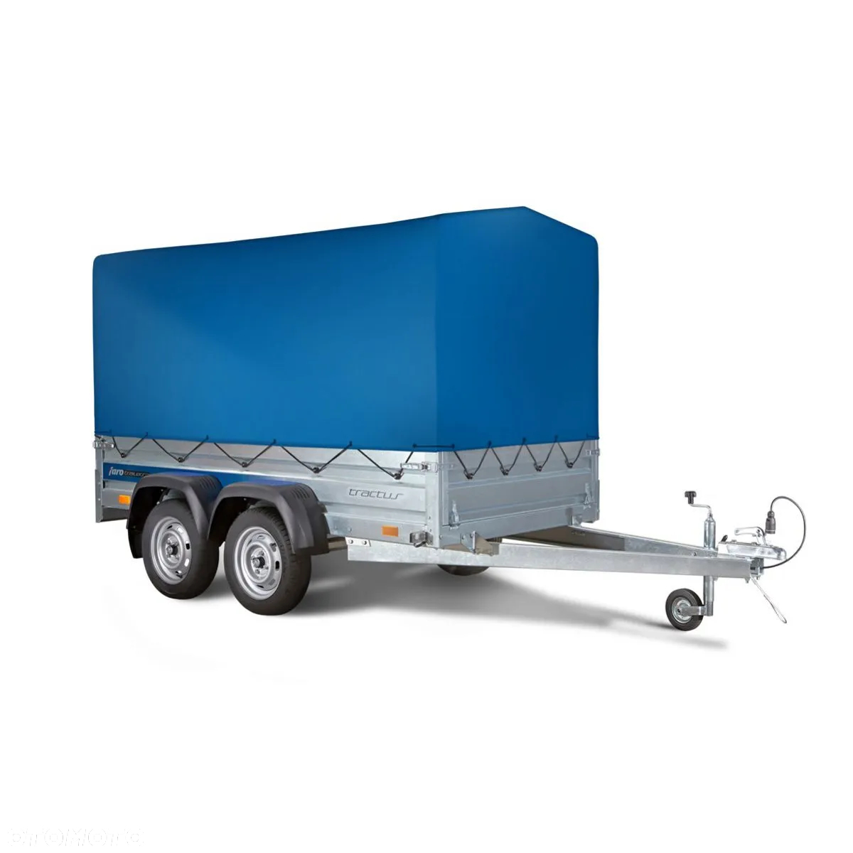 Faro SOLIDUS+ 750kg 263x125x35 WZMOCNIONE BURTY PRZYCZEPA NOWA! - 6