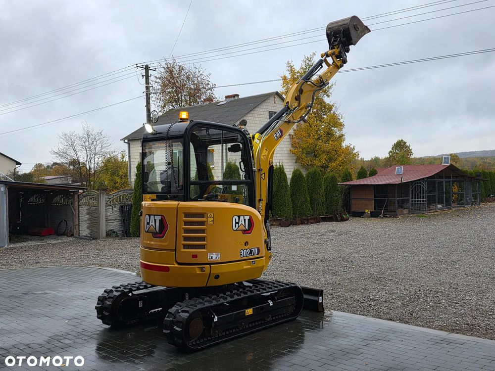 Caterpillar CAT 302.7 D CR mini koparka szybkozłącze 4 łyżki piękna serwisowana 1 wł JCB - 39