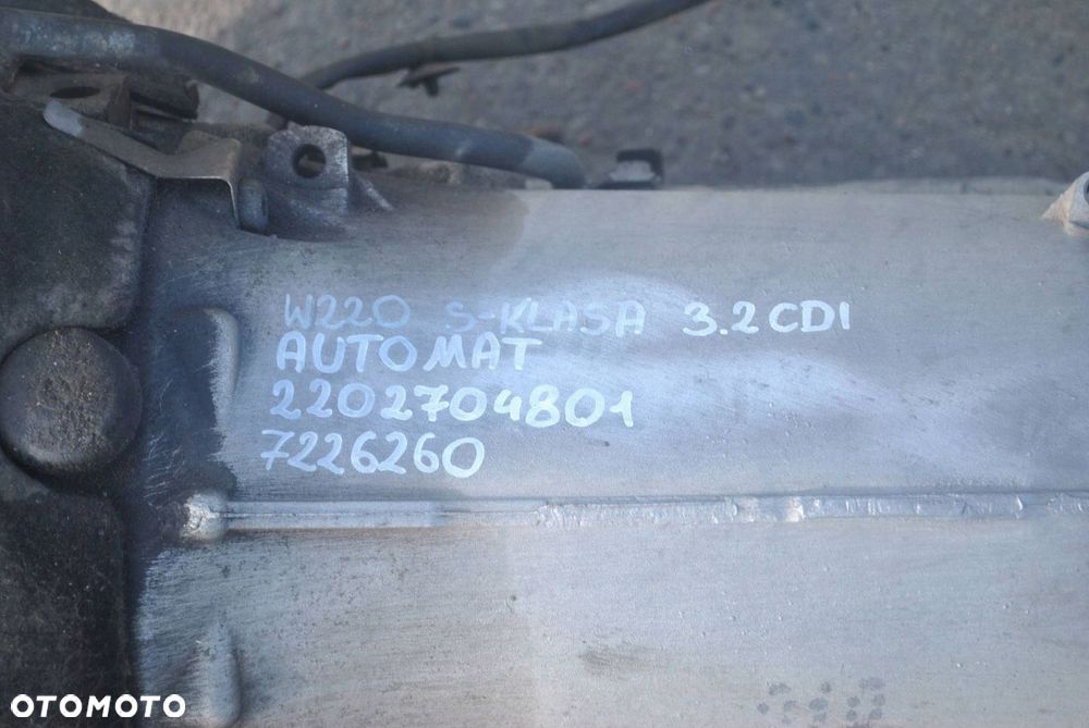 SKRZYNIA AUTOMATYCZNA MERCEDES-BENZ W220 3.2CDI 2202704801 7226260 - 6