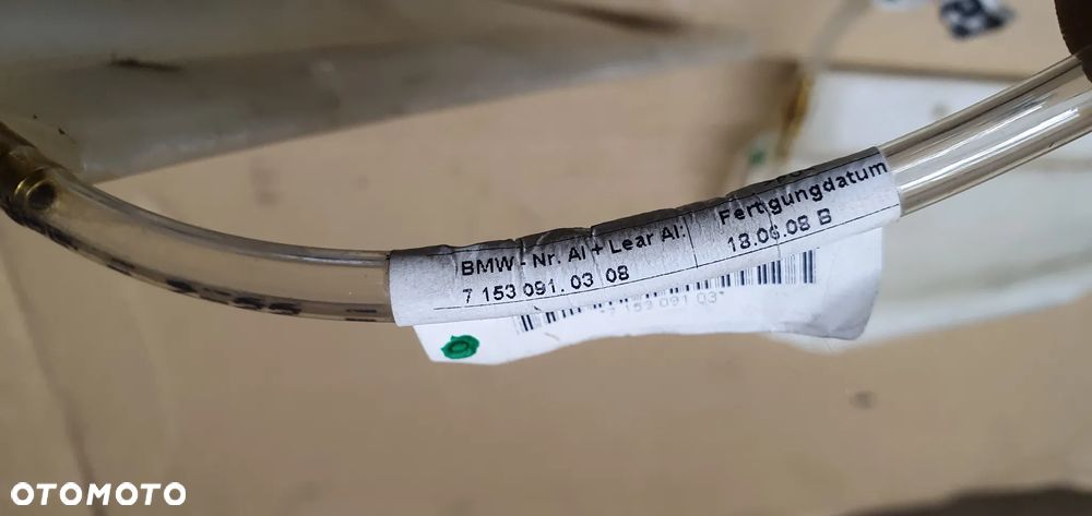 Poduszka lędźwiowa pompowana fotela pasażera BMW 3 E90 7153091 7138788 - 7