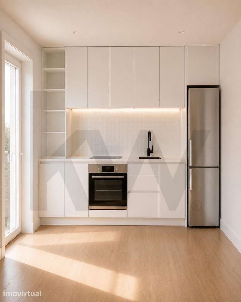 Apartamento T2 com Logradouro Totalmente Remodelado - Grande imagem: 2/9