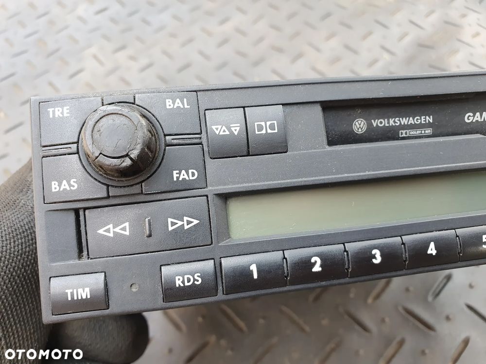VOLKSWAGEN RADIOODTWARZACZ RADIO FABRYCZNE GAMMA V NA KASETY 1J0035186D VW PASSAT B5 GOLF IV BORA SHARAN LUPO POLO - 5