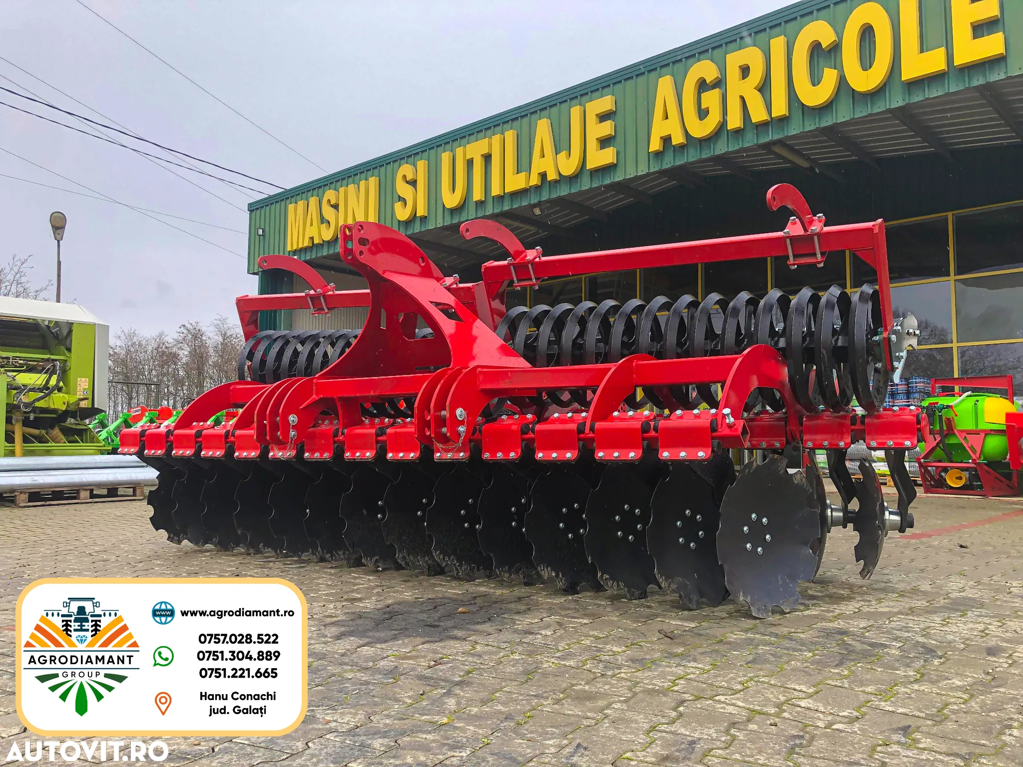 STRUMIK Discuri cu talere independente 2.5 / 3.0 / 3.5 / 4.0m - 2