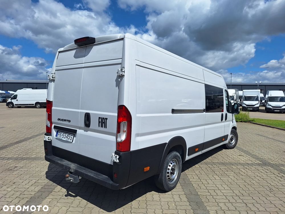 Fiat Ducato L4H2 brygadówka - doka - 7 osób - drzwi 270st - FV23% - leasing - Gwarancja! - 7
