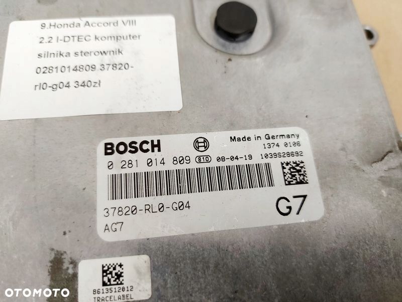 accord viii 2.2 i-dtec komputer sterownik silnika - 2