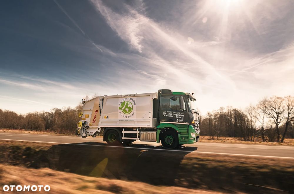 Mercedes-Benz Antos 4x2  śmieciarka DEMO 1 komorowa 16 m3, NOWA ZABUDOWA 2022,  serwis, gwarancja, sprzedaż/wynajem - 7