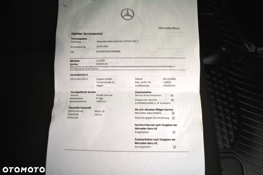 Mercedes-Benz Sprinter 315 CDI BRYGADÓWKA 907/910 - 34