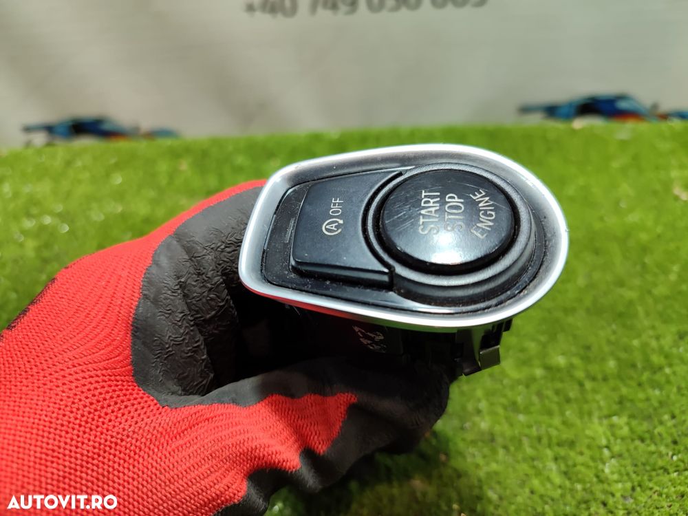 BUTON START / STOP BMW SERIA 1 F20 118D SE 2.0 DIESEL 2012 COD OEM 9250734 / 9250734-02 / HATCHBACK 2011-2019 - 3