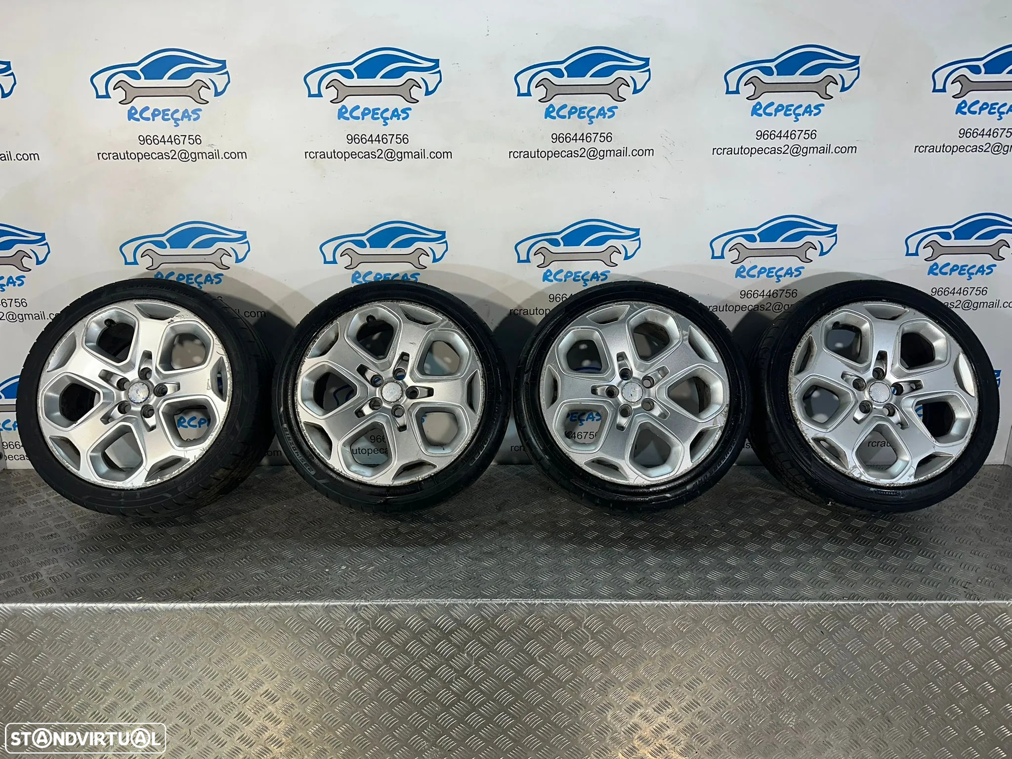 Conjunto Jantes 18 Originais Ford Mondeo iv 4 MK4 8J ET55 7S7J-1007-CB - 2