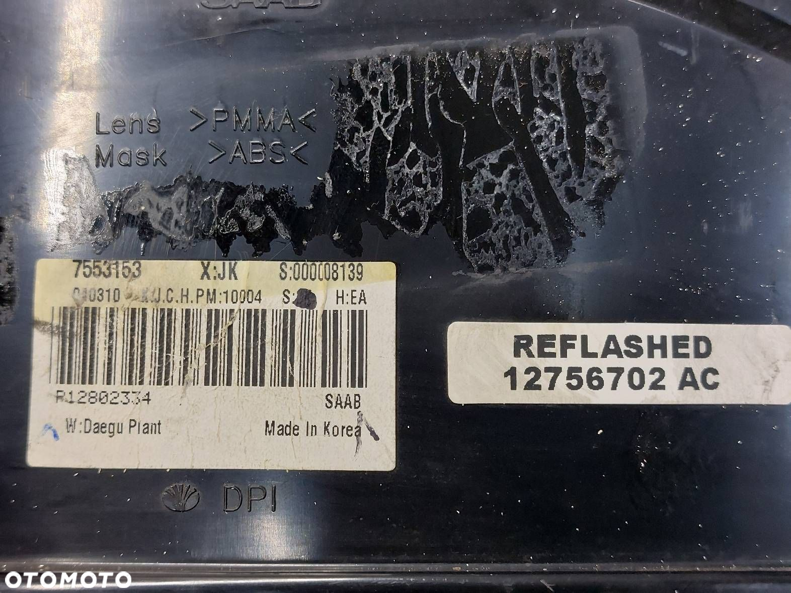 LICZNIK ZEGARY SAAB 9-3 II 2.2 TiD 12802334 12756702 - 3