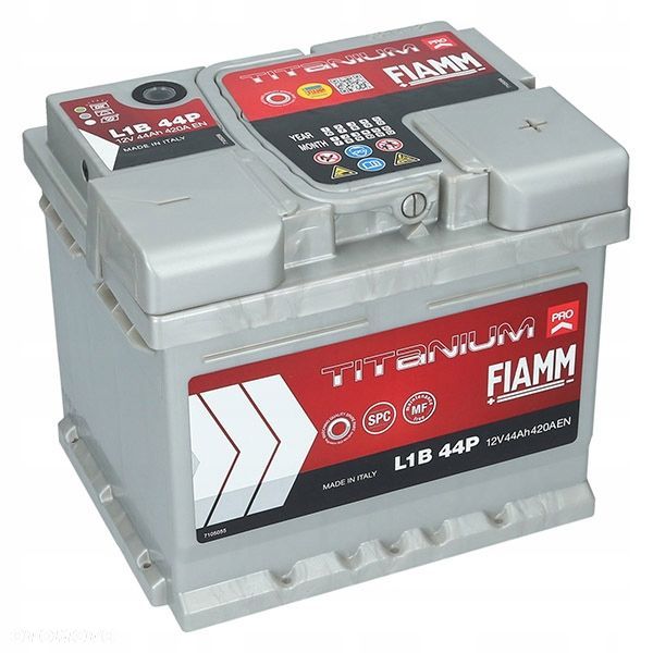 Akumulator FIAMM Titanium PRO 44Ah 420A L1B44P - 11 kg P - 1