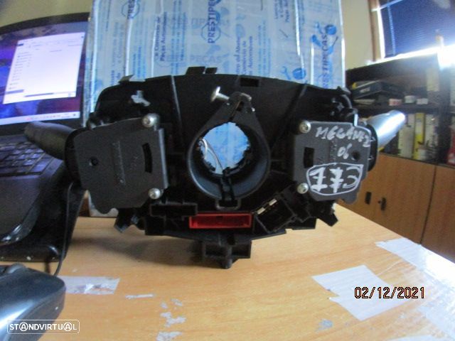 Comutador Luzes Com Fita Airbag 820021645018D RENAULT MEGANE 2 2001 - 3