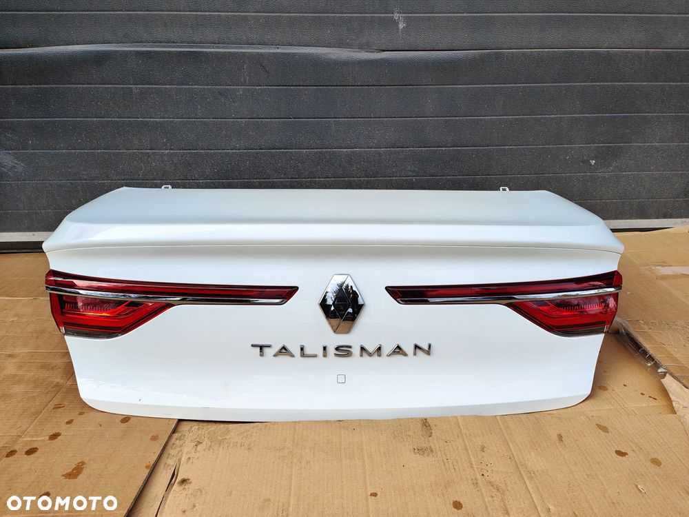 Klapa bagażnika kompletna  kamera Renault Talisman biała perła TEQNC - 2
