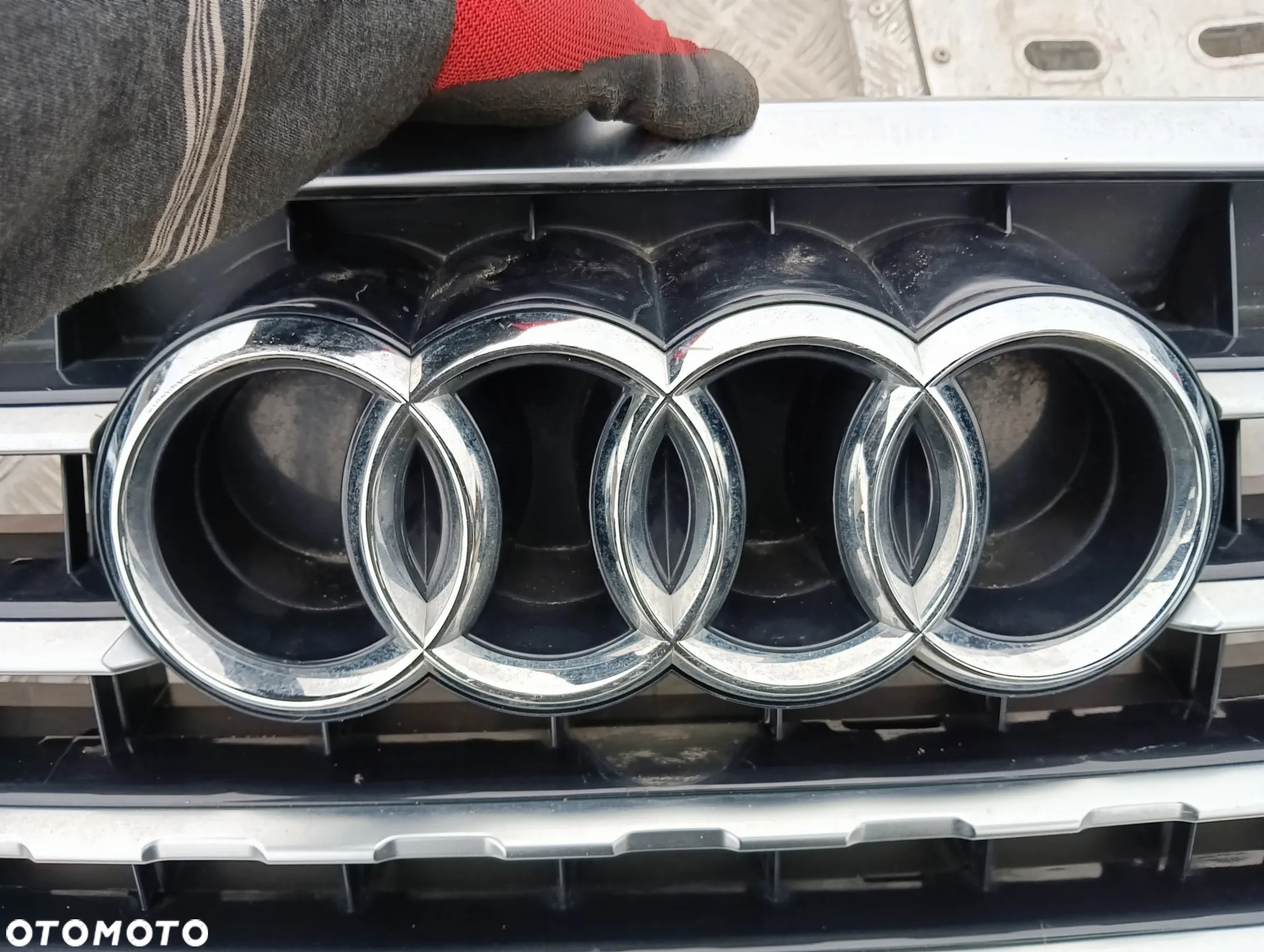 audi q7 q 7 s-line 4m0 atrapa grill przod przedni pdc 4m0807233c - 5