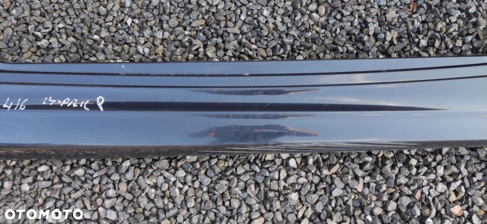 LISTWA PROGOWA LEWA PRAWA KOMPLET M PAKIET BMW E81 E82 E88 416 CARBONSCHWARZ - 3
