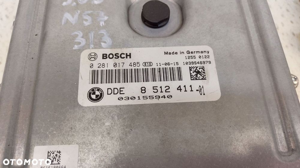 bmw x5 e70 lift 10-13 3.0 n57d zestaw startowy komputer moduł 8512411 - 10