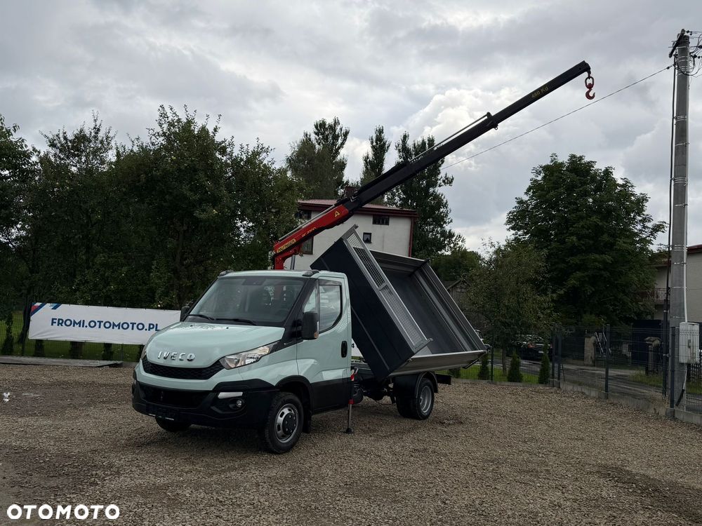 Iveco Daily 35c15 HDS 2t PALFINGER PC2700 wywrotka Igła - 15