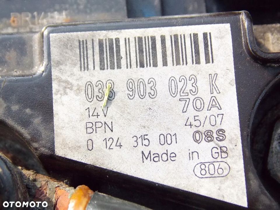 ALTERNATOR VW BEETLE GOLF IV LEON 1.9 TDI ALH - 4