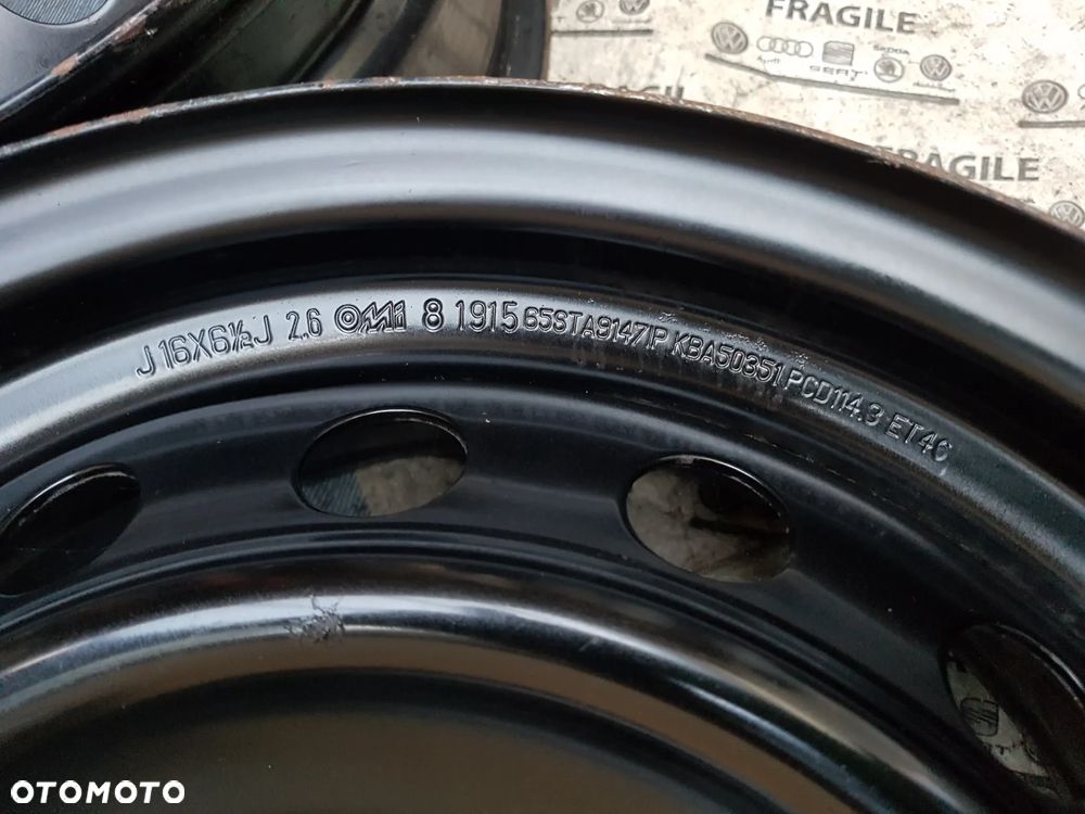 FELGI STALOWE MAZDA 3 5 6 CX3 HYUNDAI KIA 5X114,3 6.5JX16 ET46 - 8