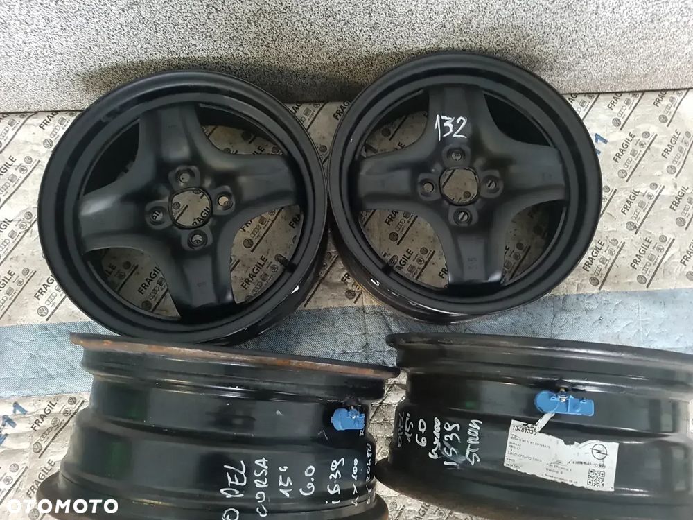 FELGI STALOWE Z CZUJNIKAMI TPMS!! OPEL CORSA  D E ADAM  6JX15  4X100 ET39 - 12