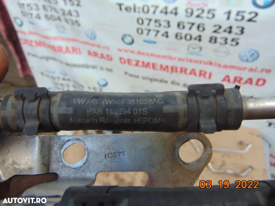 conducta ulei turbina VW 1.0tsi Polo Golf 7 Passat b7 b7 Caddy Seat Ibiza Leon Cordoba Skoda Fabia - 4