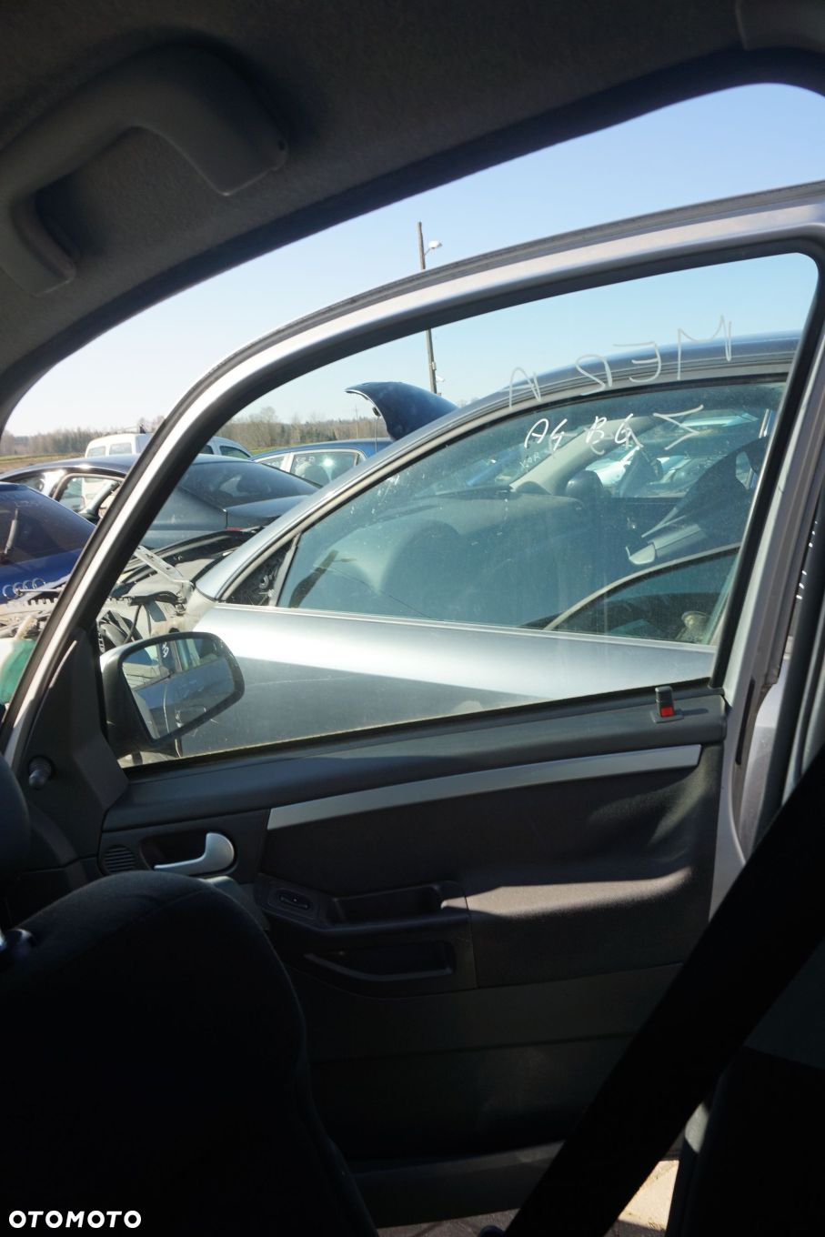 DRZWI PRZEDNIE PRAWE MERIVA A Z157  SREBRNY OPEL 2003-2005 - 8