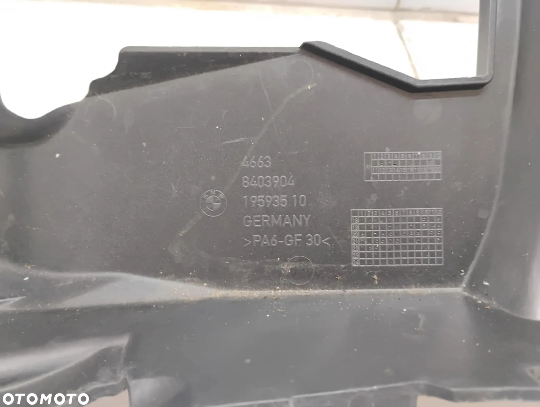 WLOT OWIEWKA OSŁONA POWIETRZA Z CHŁODNICY WYPEŁNIENIE BMW F900XR F900 XR F 900 XR K84 46638403904 - 7
