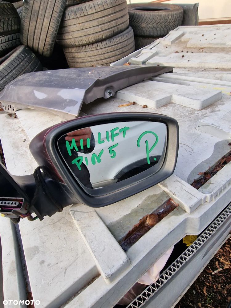 Lusterko  prawe seat  mii  skoda  citigo 5pinów - 1