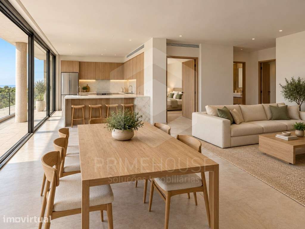 Apartamento T1 em Lagos com amplo terraço