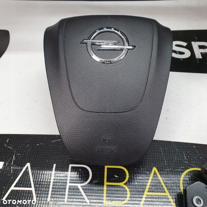 OPEL MERIVA B DESKA ROZDZIELCZA KONSOLA KOKPIT PULPIT PODUSZKI AIRBAG AIR BAG NAPINACZE KIT SET - 6