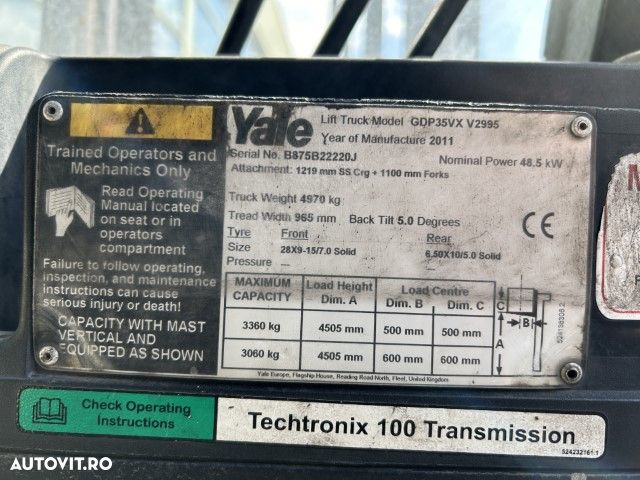 Yale GDP35VX - 19