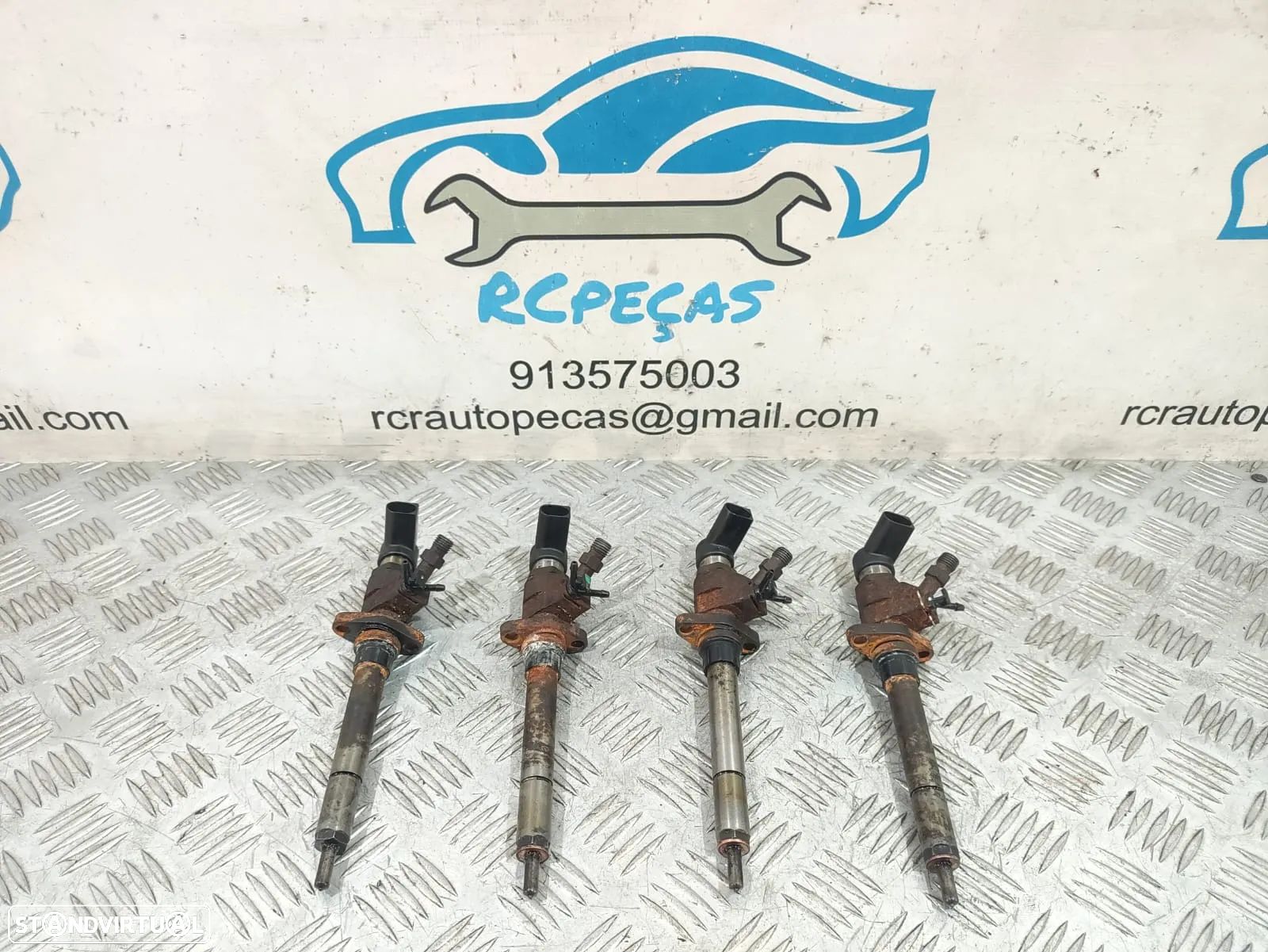 Conjunto Injetores 9657144580 Siemens PSA Peugeot Citroen Ford Volvo 2.0 HDI 16v 136cv RHR - 1