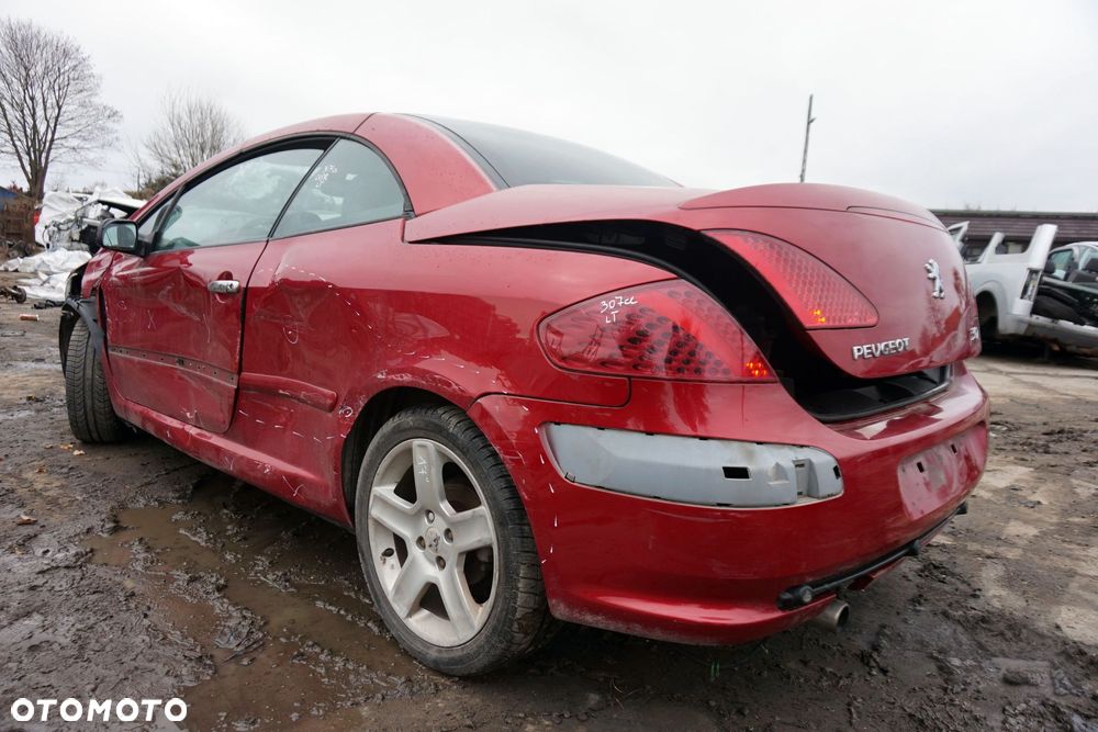 PEUGEOT 307 CC CABRIO 2003 LKRD 2.0 16V EW10J4S 177KM 20DM43 CZERWONY na części - 3