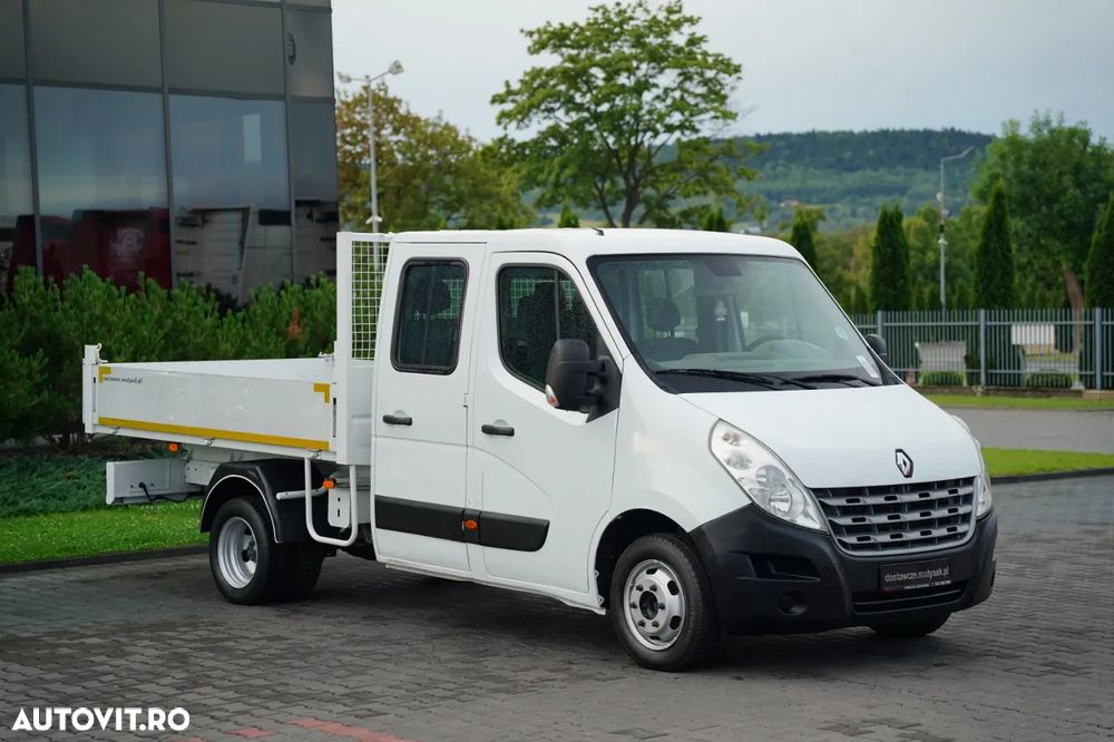 Renault MASTER / DCI 150 / BASCULATOR / CAMION CU TRACȚIE MIXĂ 7 LOCURI / MANUAL / DOUĂ RULOURI - 14