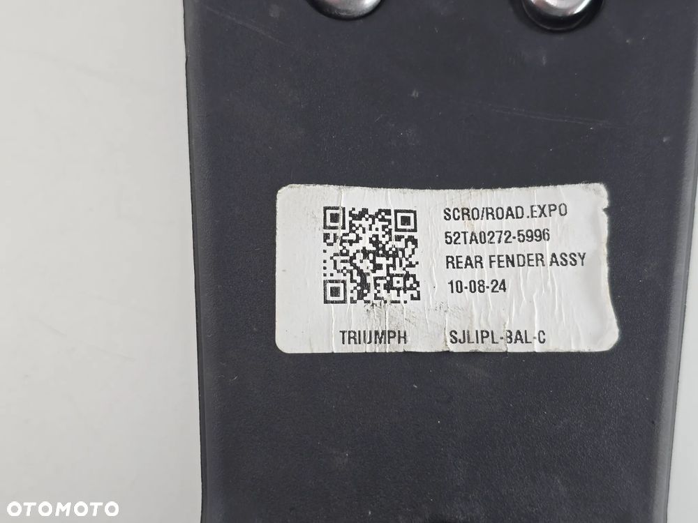 UCHWYT MOCOWANIE TABLICY REJSTRACYJNEJ   TRIUMPH SCRAMBLER 400 SPEED - 13