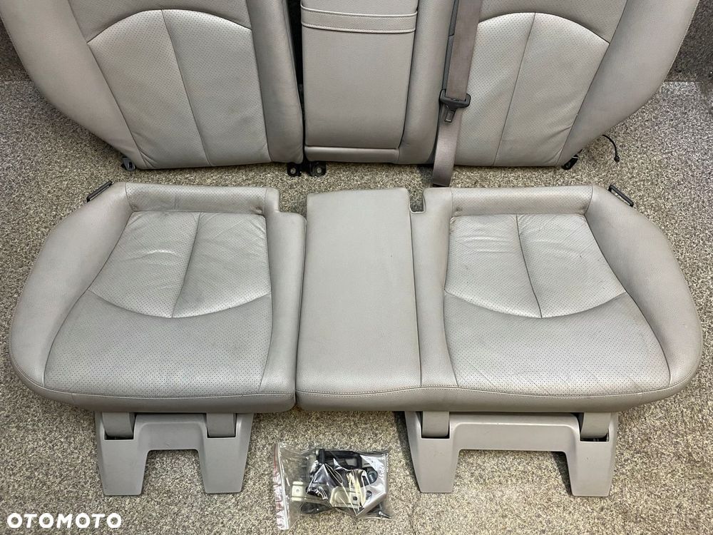 Kanapa tyl skora szara wentylowana KOMBI Mercedes W211 138A - 5