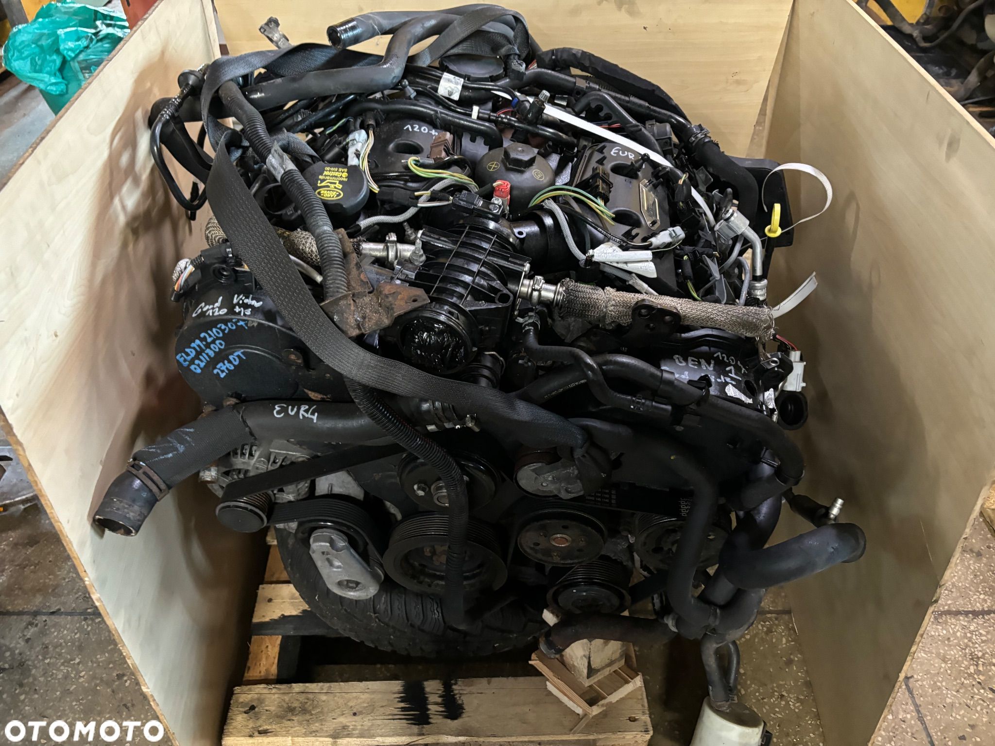 Silnik kompletny 2.7 Land Rover Range 276 dt 276dt  filmik 120 tys mil euro 4 - 1