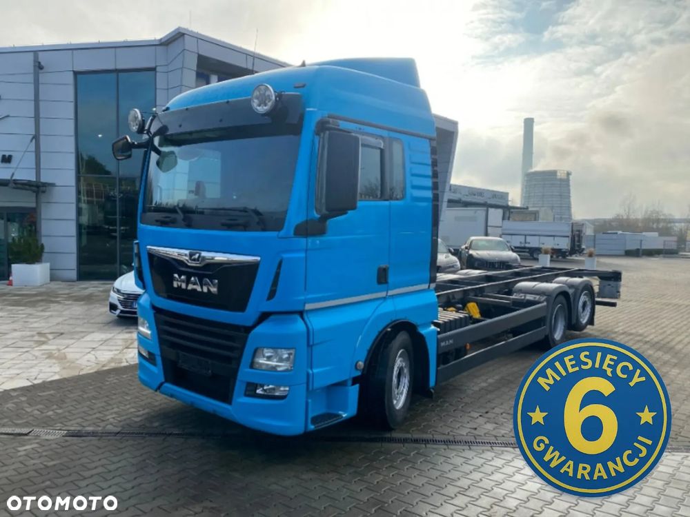 MAN TGX 26.500 / 6X2 / SERWIS na 496TKM /Stan IDEAŁ/E6/ BDF RAMA /6X2/ 3 OŚ SKRĘTNA + PODNOSZONA /SYPIALKA - 2