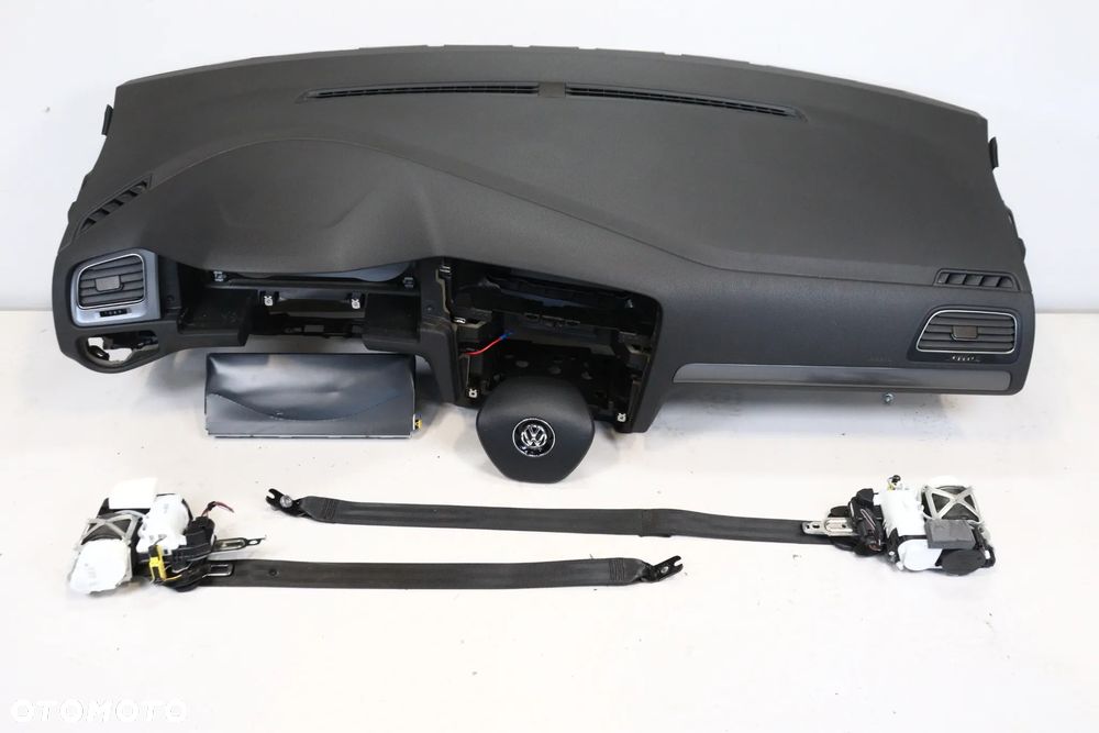Deska Konsola AIRBAG PASY VW GOLF VII 5G0 (13-) ORYGINAŁ Demontaż - 1