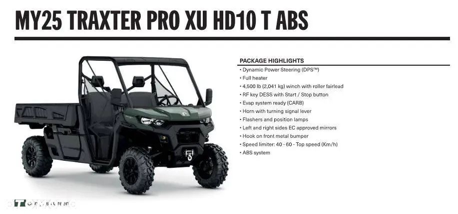 Inny Can-Am Traxter PRO XU HD10 T ABS - 3