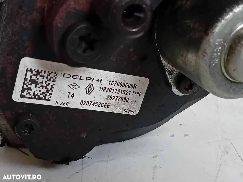 Pompa Inalta Presiune Dacia Dokker Duster Logan Clio Megane 1.5 Dci Euro 5 167003608R H8201121521 - 6