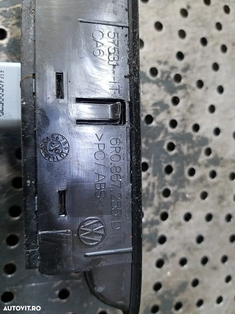 Bloc butoane geamuri electrice vw polo 6r 6r0867255d - 3