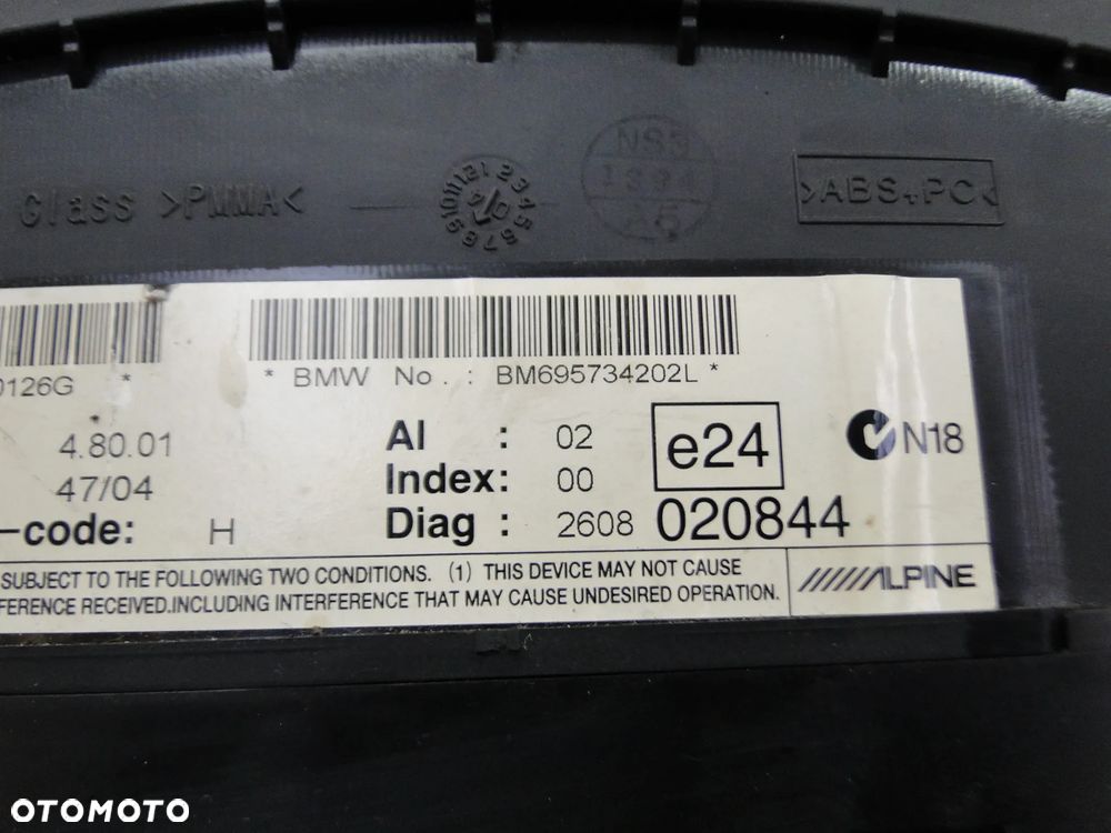 BMW 5 E60 E61 WYŚWIETLACZ MONITOR EKRAN RADIA NAWIGACJI EUROPA - 7