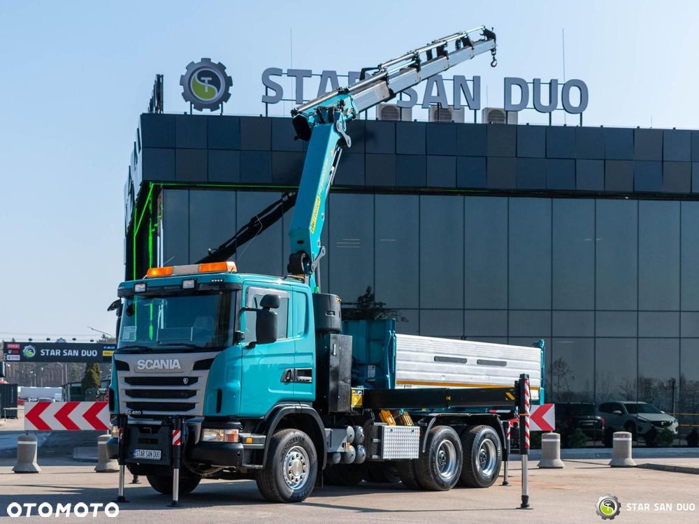 Scania G480 6x4 PALFINGER PK 34002 SH HDS Żuraw Wywrotka - 9