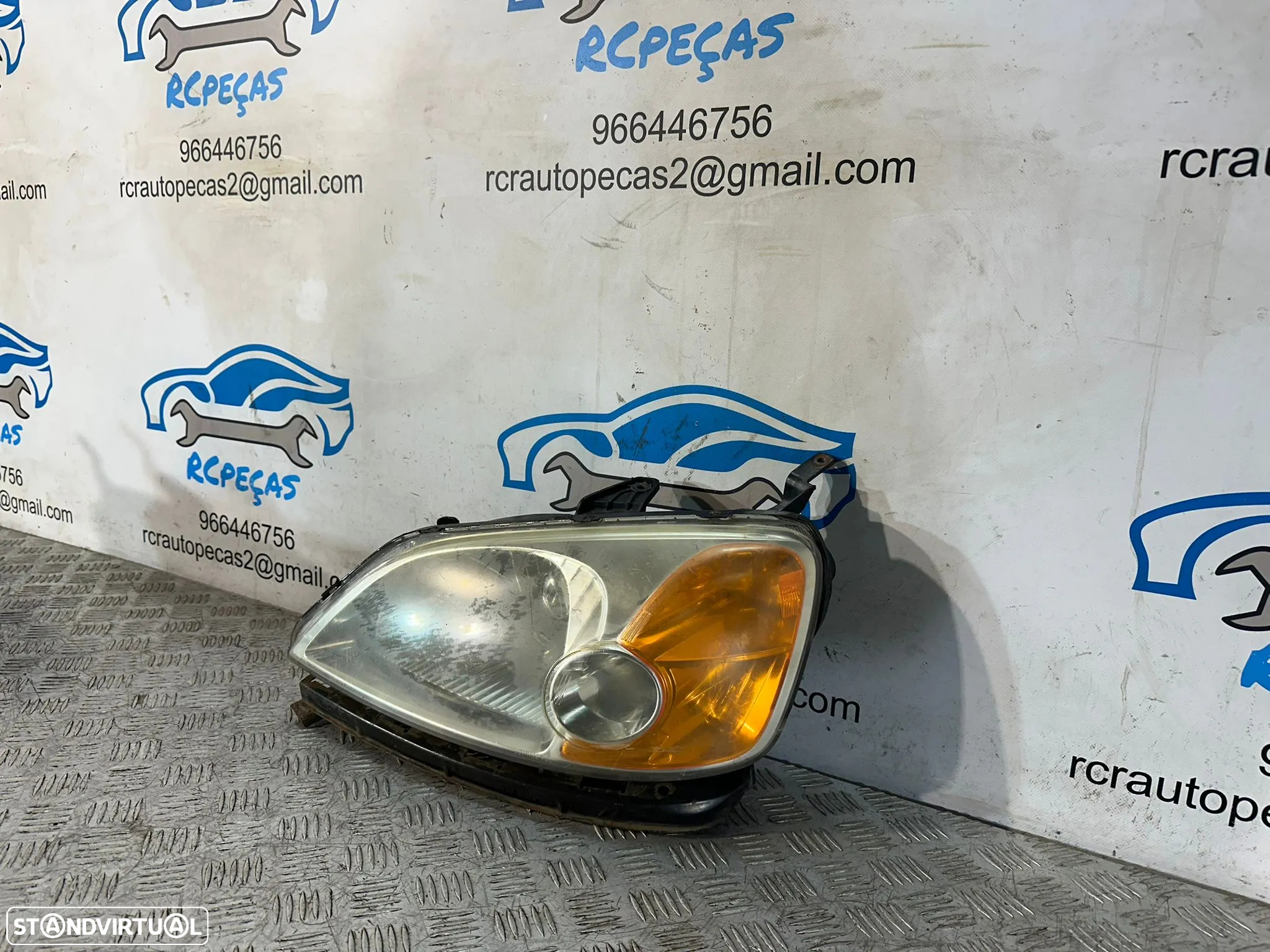 Conjunto Oticas Frente Frontais Esquerda Direita Honda Civic 7 Mk7 EP ES 2001 - 2005 - 13