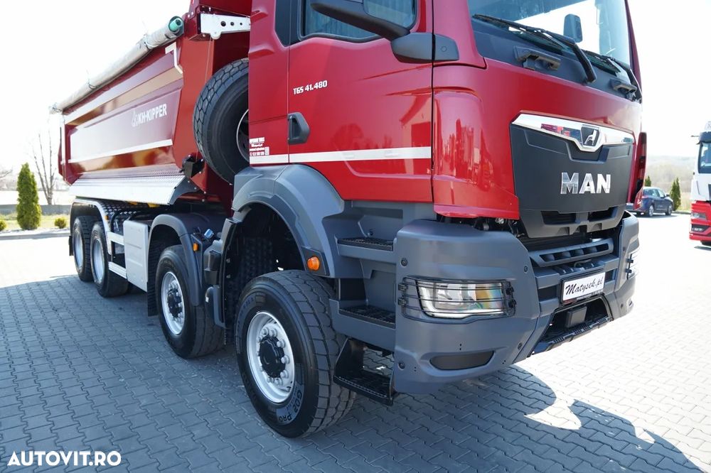 MAN TGS 41.480 / 8X6 / BASCULATOR / AUTOMAT / NOU-NOUȚ / ECHIPAMENTE FOARTE BOGATE / - 14
