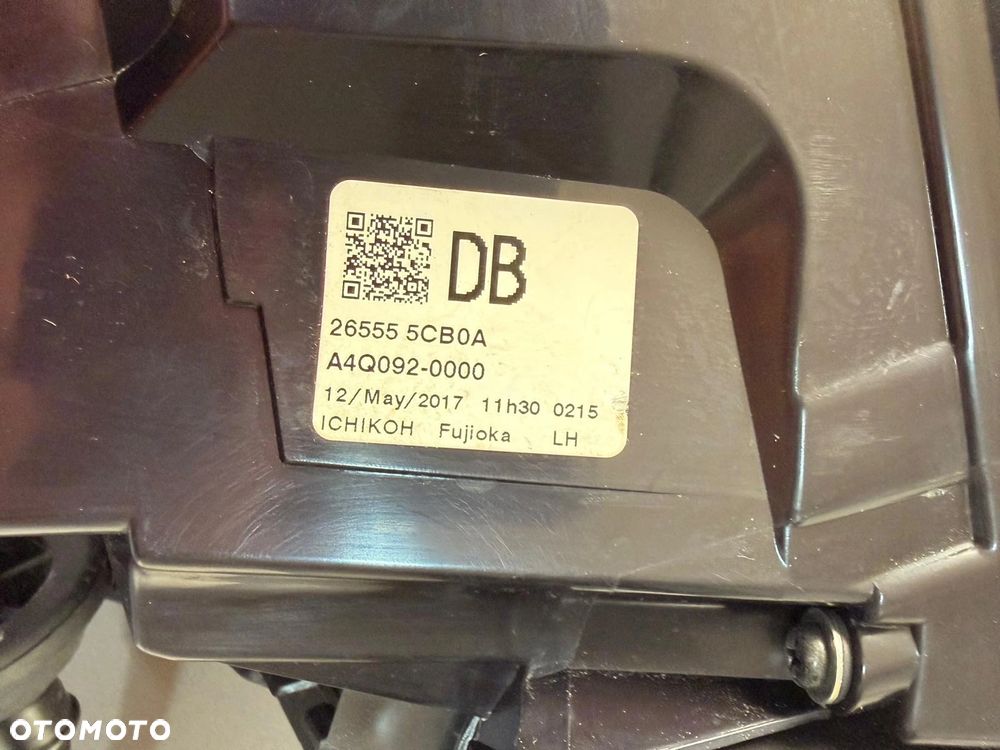 Infiniti Q50 Lampa Tył Tylna Lewa Lewy tył w błotnik DB - 9